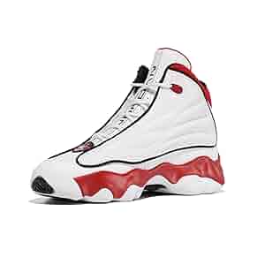 Amazon.com | Jordan Pro Strong (Big Kid) White/Black/Gym Red